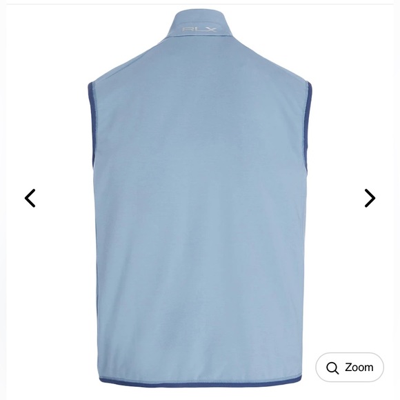 NWT RLX RALPH LAUREN MEN
Stretch French Terry Vest  Blue - Picture 4 of 8